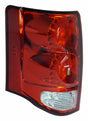 Jeep Plastic Clear tail light assembly - 5182535AD black