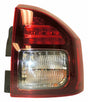 Jeep Plastic Red tail light assembly - 5272908AB black