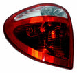 Jeep Plastic Red tail light assembly - 68241335AA black