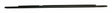 t Crown Automotive - Rubber Black Door Glass Weatherstrip - 5074653AH Crown Automotive