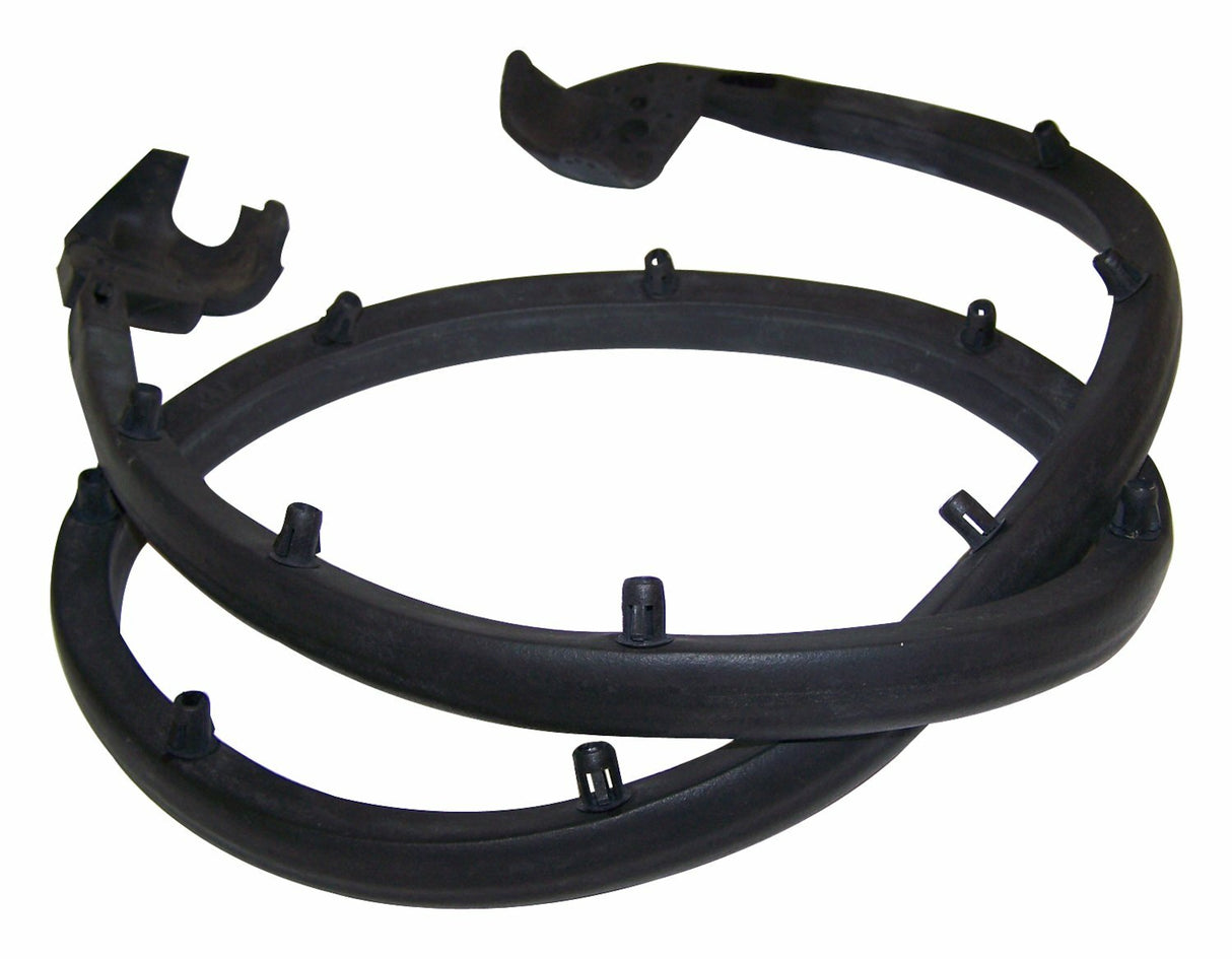 t Crown Automotive - Rubber Black Door Weatherstrip - 55009829 Crown Automotive