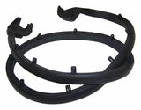 t Crown Automotive - Rubber Black Door Weatherstrip - 55009829 Crown Automotive