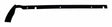 Jeep Rubber Black hard top assembly Seal - 68005014AC