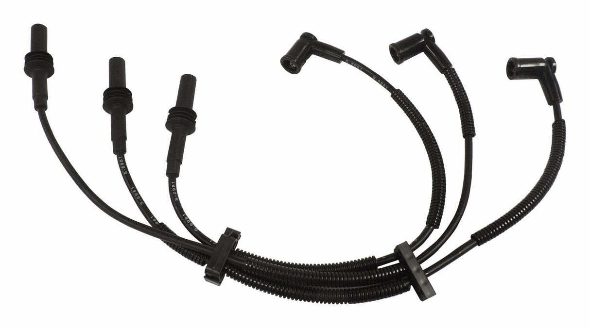 t Crown Automotive - Rubber Black Ignition Wire Set - 5149211AE Crown Automotive