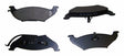 Jeep Semi-Metallic Black Brake Pad Set - 4882579
