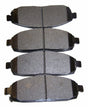 Jeep Semi-Metallic Black Brake Pad Set - 5080868AA