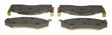 Jeep Semi-Metallic Gray Brake Pad Set - 4728777