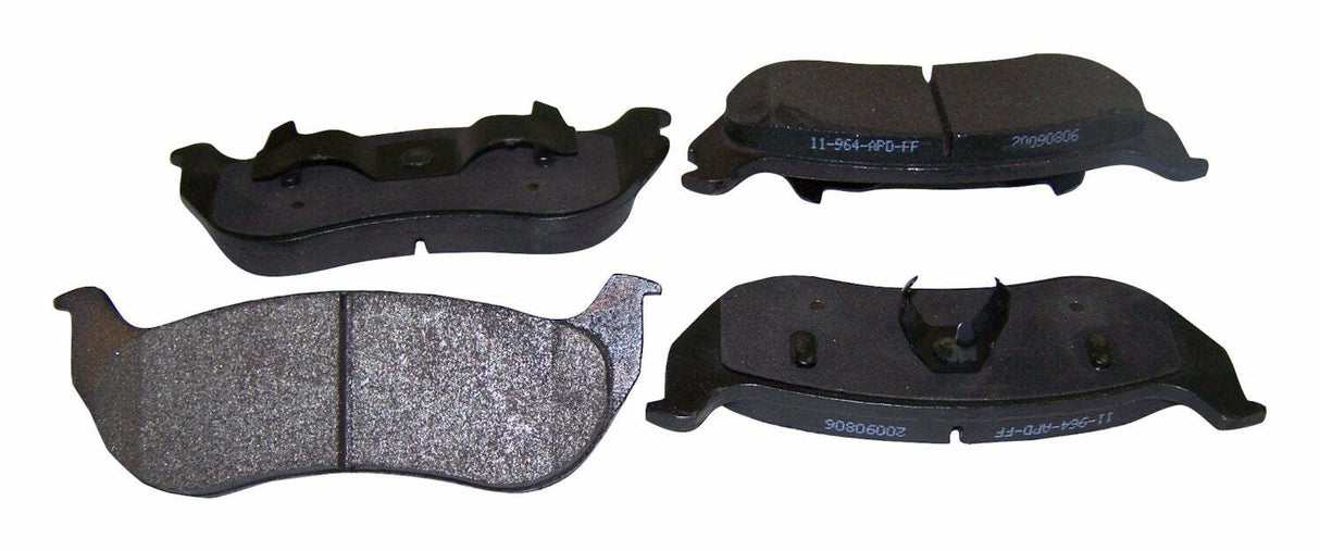Semi-Metallic Gray Brake Pad Set - 5093511TI steel black