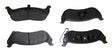 Jeep Semi-Metallic Gray Brake Pad Set - 5114439AA