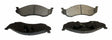 Jeep Semi-Metallic Gray Brake Pad Set - 5252531