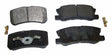 Jeep Semi-Metallic Gray Brake Pad Set - 68028671AA