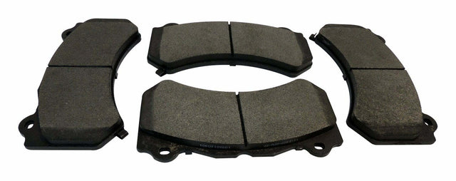 Semi-Metallic Gray Brake Pad Set - 68144427AB steel black