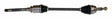 Steel Black rear rear axle shaft assembly - 4578884AC 4x4 drivetrain