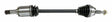 Steel Black rear rear axle shaft assembly - 52123522AA 4x4 drivetrain