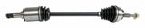 Steel Black rear rear axle shaft assembly - 52123522AA 4x4 drivetrain
