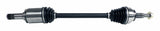 Steel Black rear rear axle shaft assembly - 52123523AA 4x4 drivetrain