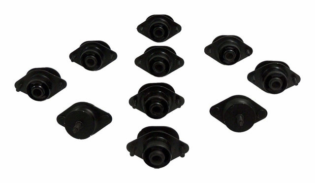 Jeep Steel Black Body Mount Kit - 55366676K2