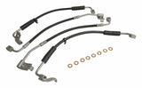 Jeep Steel Black Brake Hose Kit - BHK1