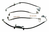 Jeep Steel Black Brake Hose Kit - BHK2