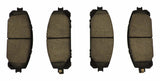 Jeep Steel Black Brake Pad Set - 68212327AC