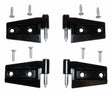 t Crown Automotive - Steel Black Door Hinge Kit - 55395384K4 Crown Automotive