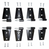Jeep Steel Black Door Hinge Kit - 55395384K8