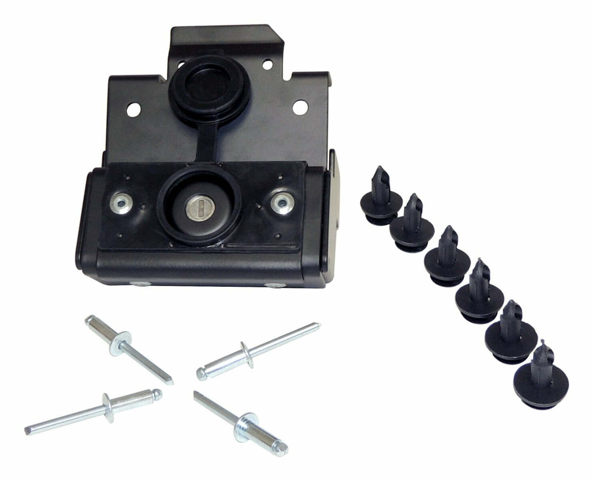 Jeep Steel Black Hood Lock - 82213051AB