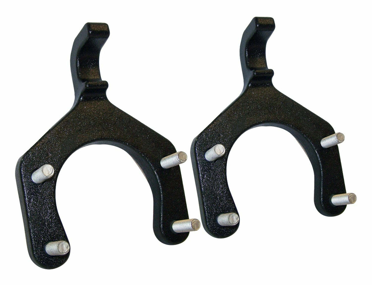 t Crown Automotive - Steel Black Tow Hook Set - 52060378K Crown Automotive