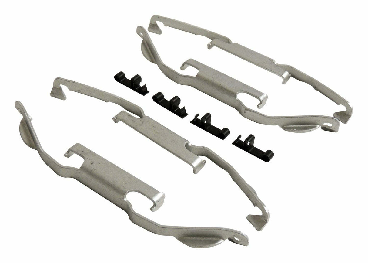 t Crown Automotive - Steel Silver Brake Pad Spring Kit - 68160698AC Crown Automotive