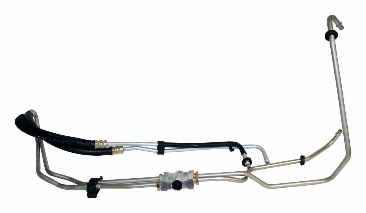 Jeep Transmission Cooler Hose Set - 55111450AE steel black