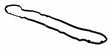 Jeep Valve Cover Gasket - 4893805AB black