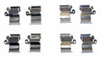 Brake Pad Spring Kit for 2014+ Jeep Wrangler JL Wrangler & KL Cherokee - 68159523AC stainless steel