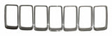 Brushed Platinum Grille Insert Set for 2015-2016 Jeep WK Grand Cherokee - 68285652AA