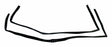 Door Glass Seal Kit for 1997-2006 Jeep Wrangler TJ Wrangler w/ Full Steel Doors - 55395174K black