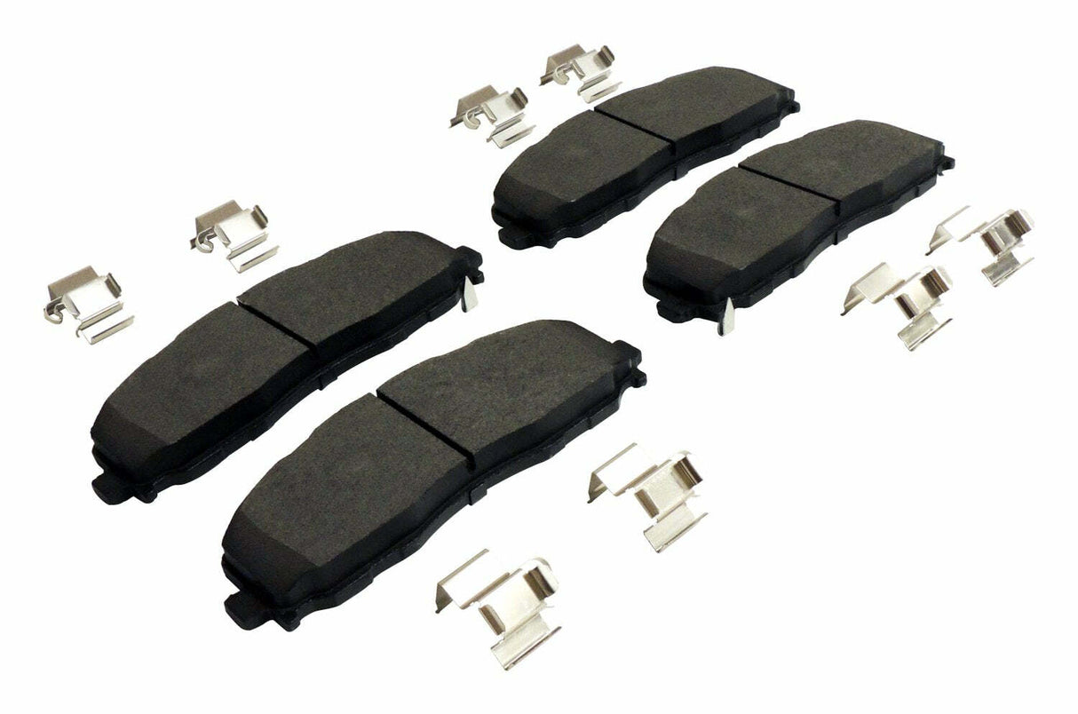 Front Brake Pad Set for 2018+ Jeep Wrangler JL Wrangler w/ .95 Thick Front Brake Rotors - 68409860AA