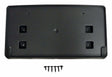 Front License Plate Bracket Kit for Misc. 2018+ Jeep Wrangler JL Wrangler & Jeep Gladiator JT Gladiator - 68295610AA steel black