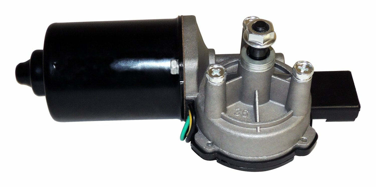 Front Wiper Motor for 2007-2018 Jeep Wrangler JK Wrangler; Fits LHD or RHD Vehicles; - 68002388AB steel black