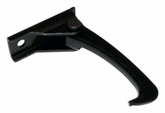 Hood Safety Catch Hook for 2001-2018 Jeep Wrangler JK Wrangler - 55395654AA steel black