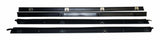 Inner & Outer Door Glass Weatherstrip Kit for 76-95 Jeep Wrangler YJ Wrangler & CJ-7, 8 - 55024255MK black