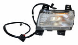 Left Front parking light assembly for Select 2018+ Jeep Wrangler JL Wrangler & Jeep Gladiator JT Gladiator - 68307245AE black