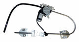 Left Front Power Window Regulator for 1991-1996 Jeep Cherokee XJ Cherokee and Jeep Comanche MJ Comanche - 55235647 steel black