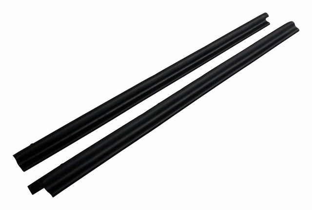 Outer Door Glass Weatherstrip Kit for 1976-1995 Jeep Wrangler YJ Wrangler & CJ-5, 7, & 8 - 55024254K black
