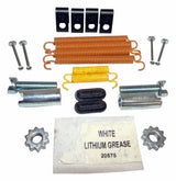 Parking Brake Hardware Master Kit for 2007-2018 Jeep Wrangler JK Wrangler & KK Liberty - 68003602MK steel