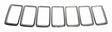 Polished Chrome Grille Insert Set for 2014-2016 Jeep WK Grand Cherokee - 68227779AA