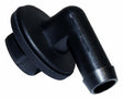 Rear PCV Valve Elbow for 91-93 Jeep Wrangler YJ Wrangler, Jeep Cherokee XJ Cherokee, etc. w/ 4.0L Eng. - 53030492 black
