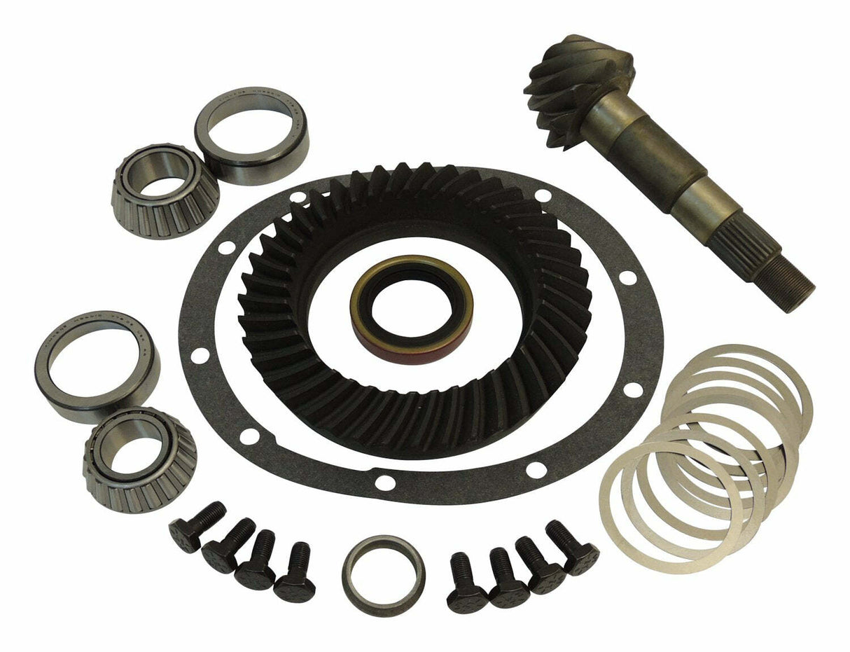 t Crown Ring & Pinion Kit for Select Jeep TJ, YJ, XJ, MJ, ZJ, w/ D35 Rear, 4.56 Ratio - 7072445X Crown Automotive
