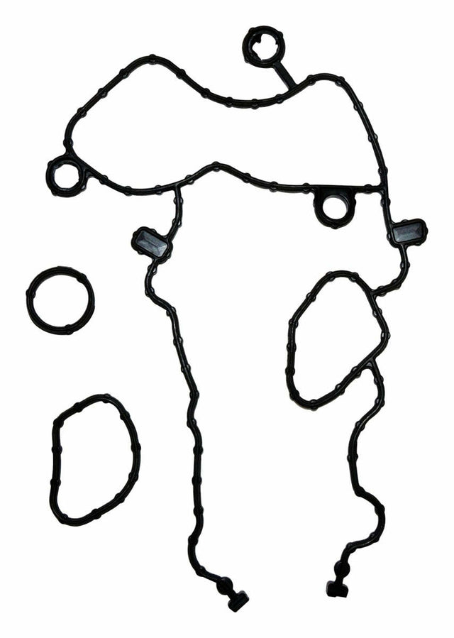 Timing Cover Gasket Set for 2012-2015 Jeep Wrangler JK Wrangler w/ 3.6L Engine - 68228480AA black