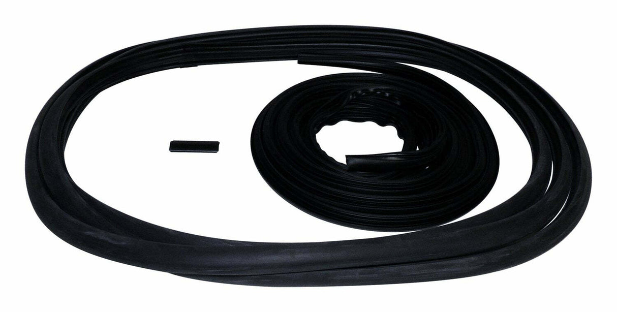 Windshield Weatherstrip & Molding Kit for 1987-1995 Jeep Wrangler YJ Wrangler - 55019988K black