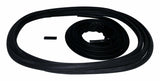 Windshield Weatherstrip & Molding Kit for 1987-1995 Jeep Wrangler YJ Wrangler - 55019988K black