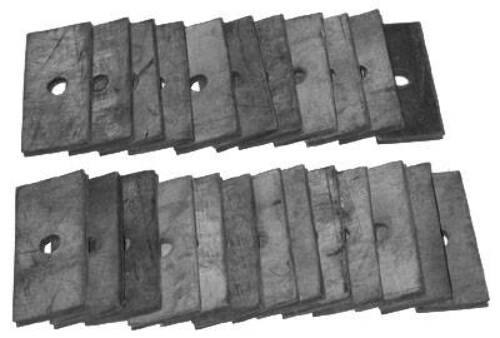 Pinch-Rail Pads fits 1958-1964 Chevy Bel Air CRP400 Shafer's Classic Reproductions